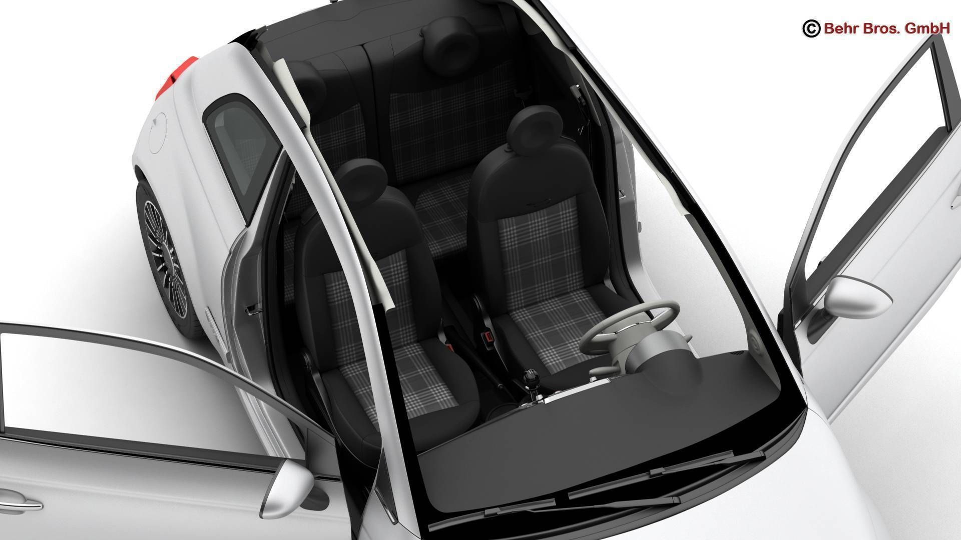 Fiat 500 2016 3D model_11