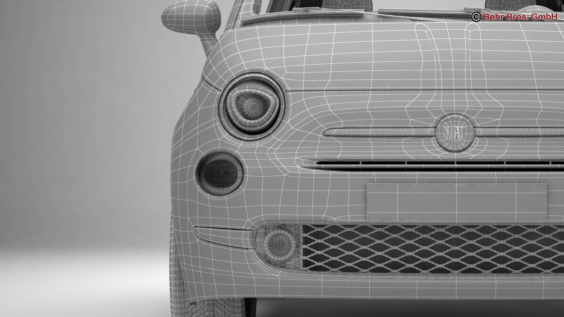 Fiat 500 2016 3D model_20