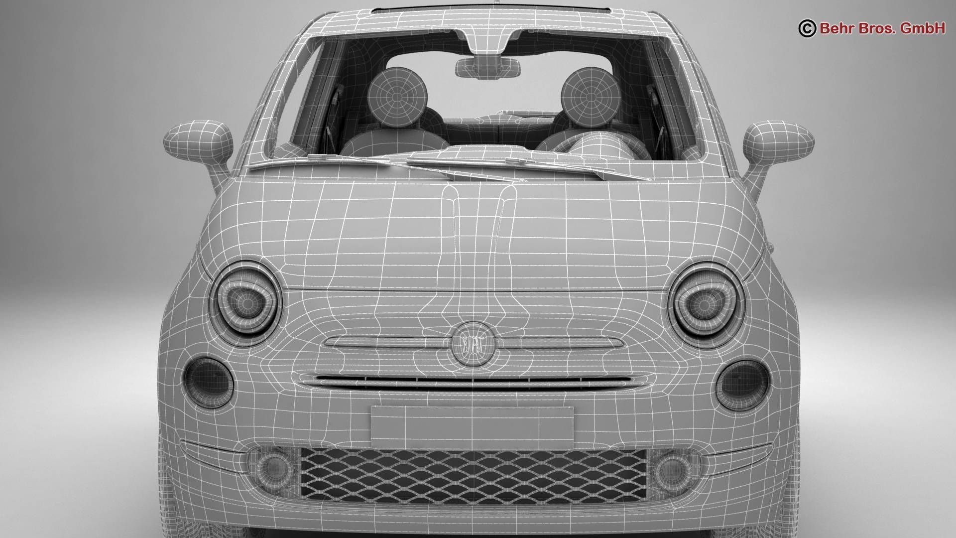 Fiat 500 2016 3D model_21