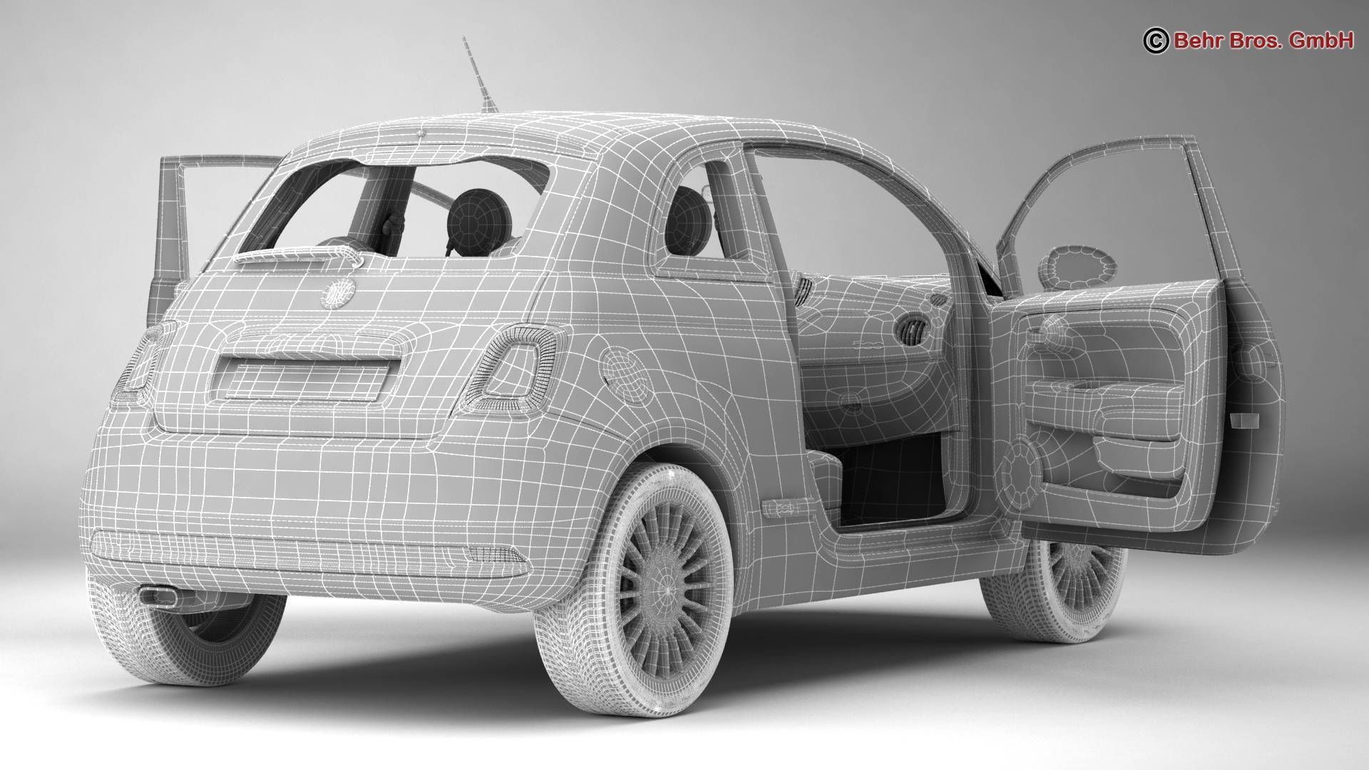 Fiat 500 2016 3D model_18
