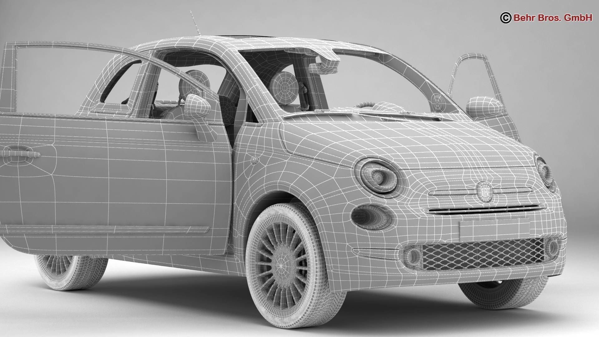 Fiat 500 2016 3D model_16