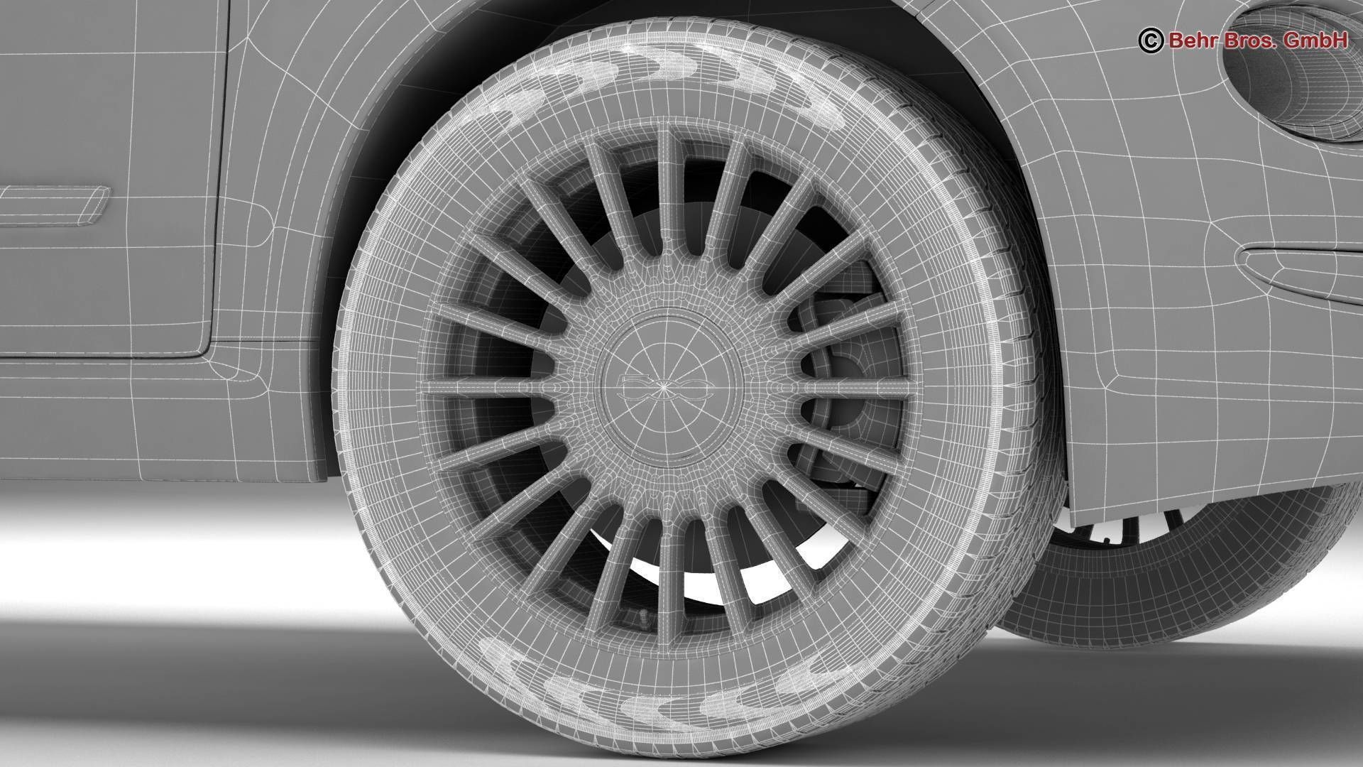 Fiat 500 2016 3D model_22