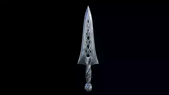 Dagger Low-poly lord of rings sword