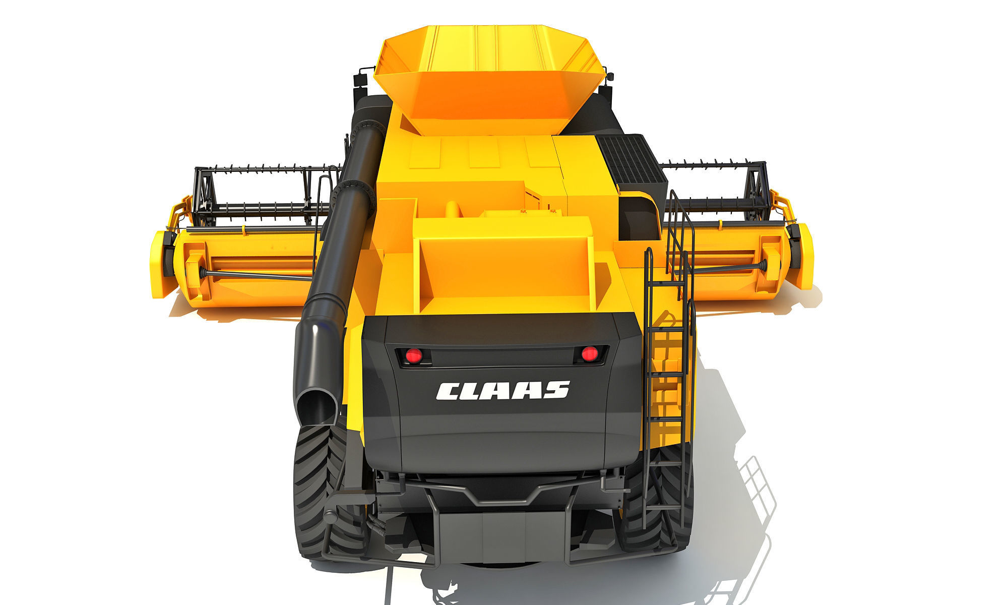 Combine Harvester Claas Lexion Models 3D model_4