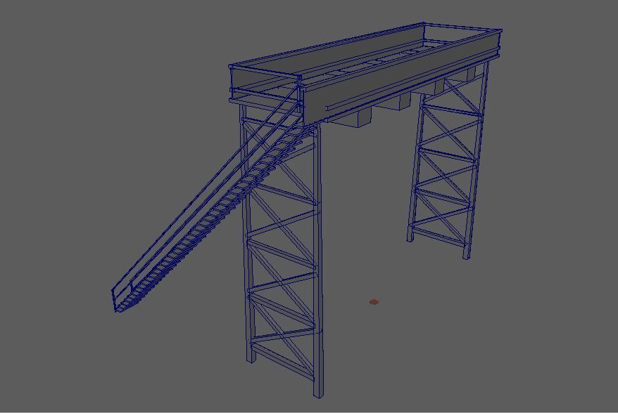 Signal Bridge 3D model_3