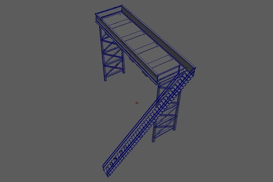 Signal Bridge 3D model_2