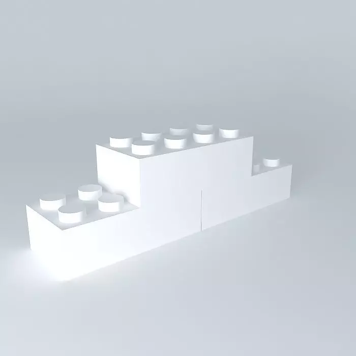 LEGO BRICKS LARGE DIMENSION Free 3D model_0