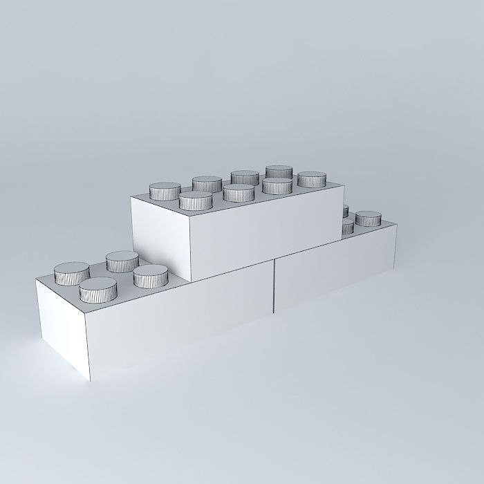 LEGO BRICKS LARGE DIMENSION Free 3D model_3