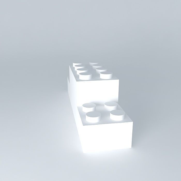 LEGO BRICKS LARGE DIMENSION Free 3D model_2