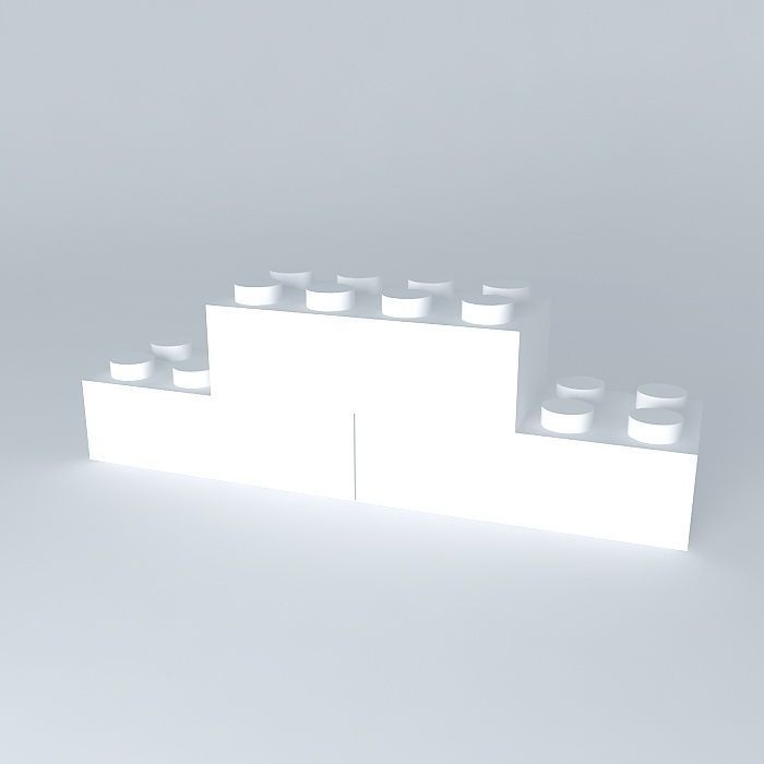 LEGO BRICKS LARGE DIMENSION Free 3D model_1