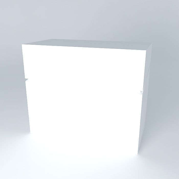 Counter de corte diagonal Free 3D model_1