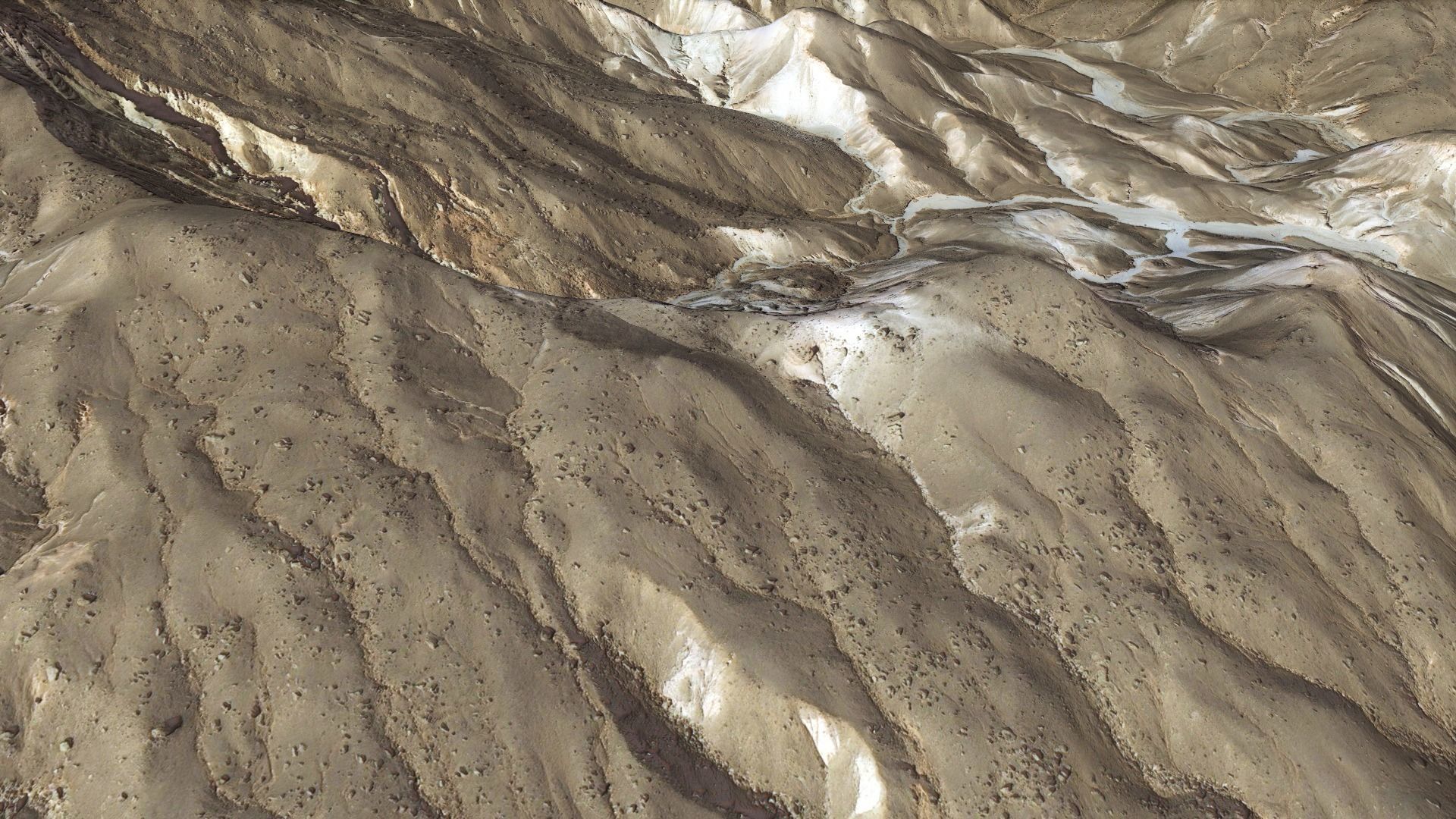 Valley Mountain Rocks Landscape Terrain Desert Cliff PBR 08 Low-poly 3D model_13