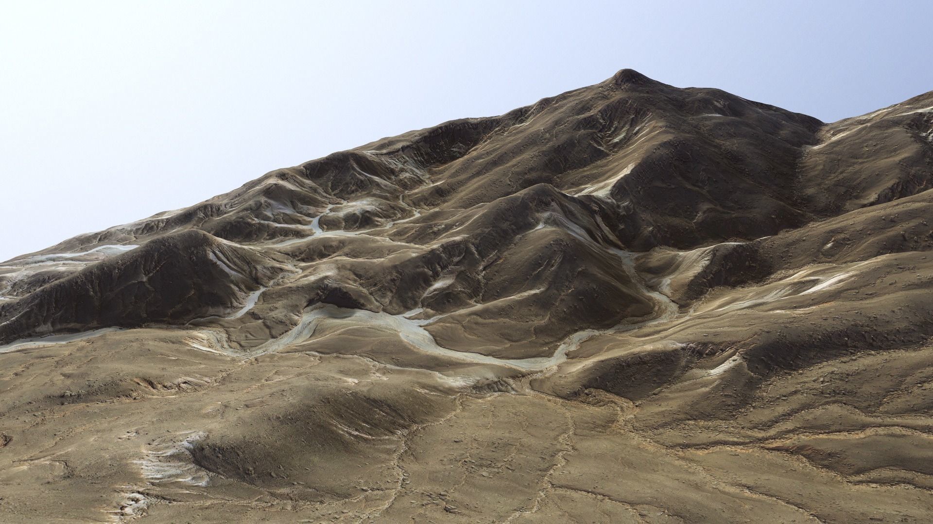 Valley Mountain Rocks Landscape Terrain Desert Cliff PBR 08 Low-poly 3D model_18