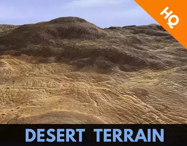 Terrain Desert Relief Rocks Landscape Environment Cliff PBR 10