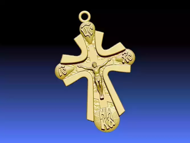 Cross ortodox  3D print model