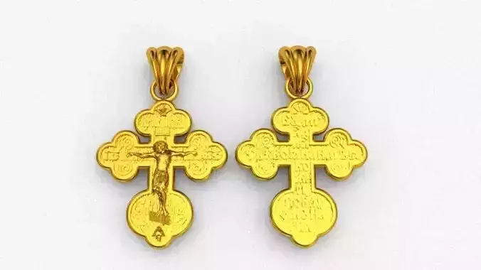 Cross ortodox  3D print model