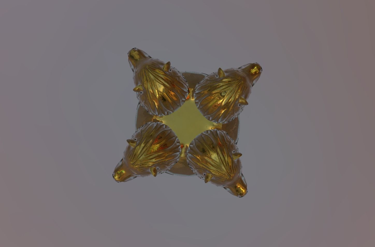 Indian National Emblem 3D model_4