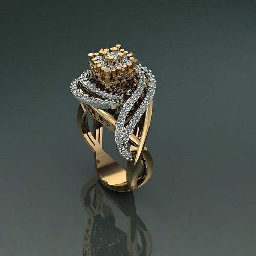 unique jewelry 3D print model