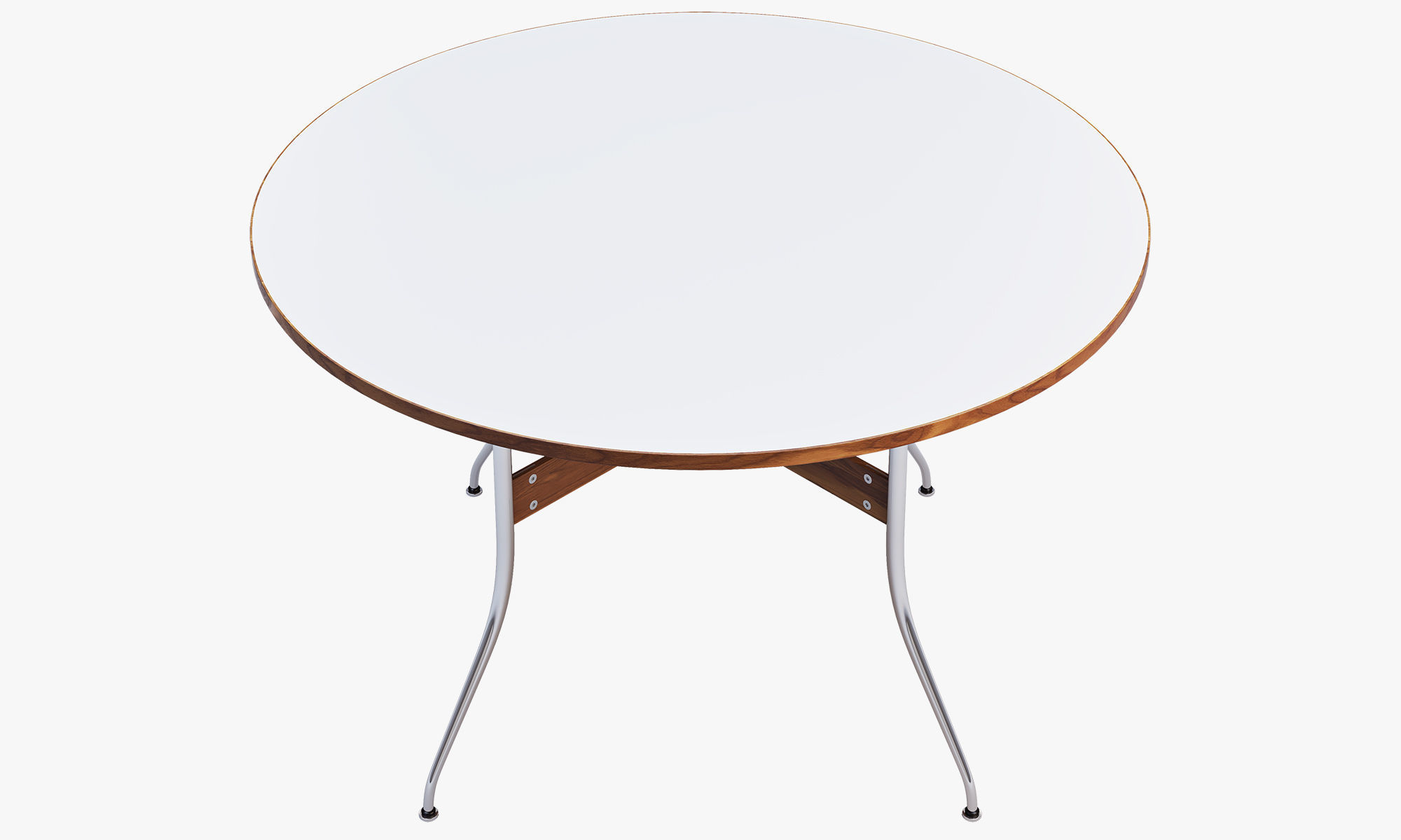 Nelson Swag Leg Round Dining Table 3D model_9
