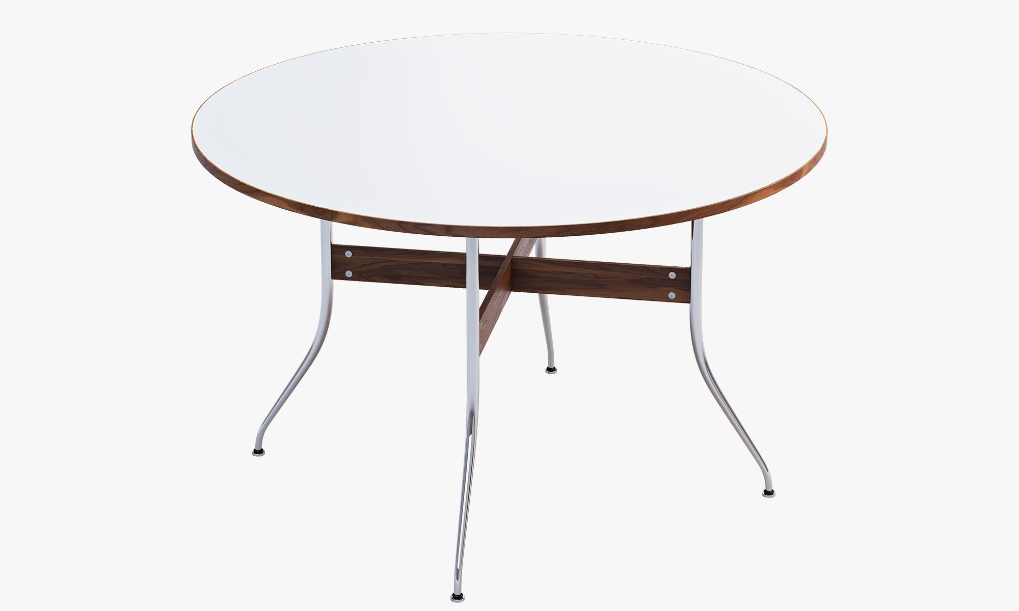 Nelson Swag Leg Round Dining Table 3D model_8