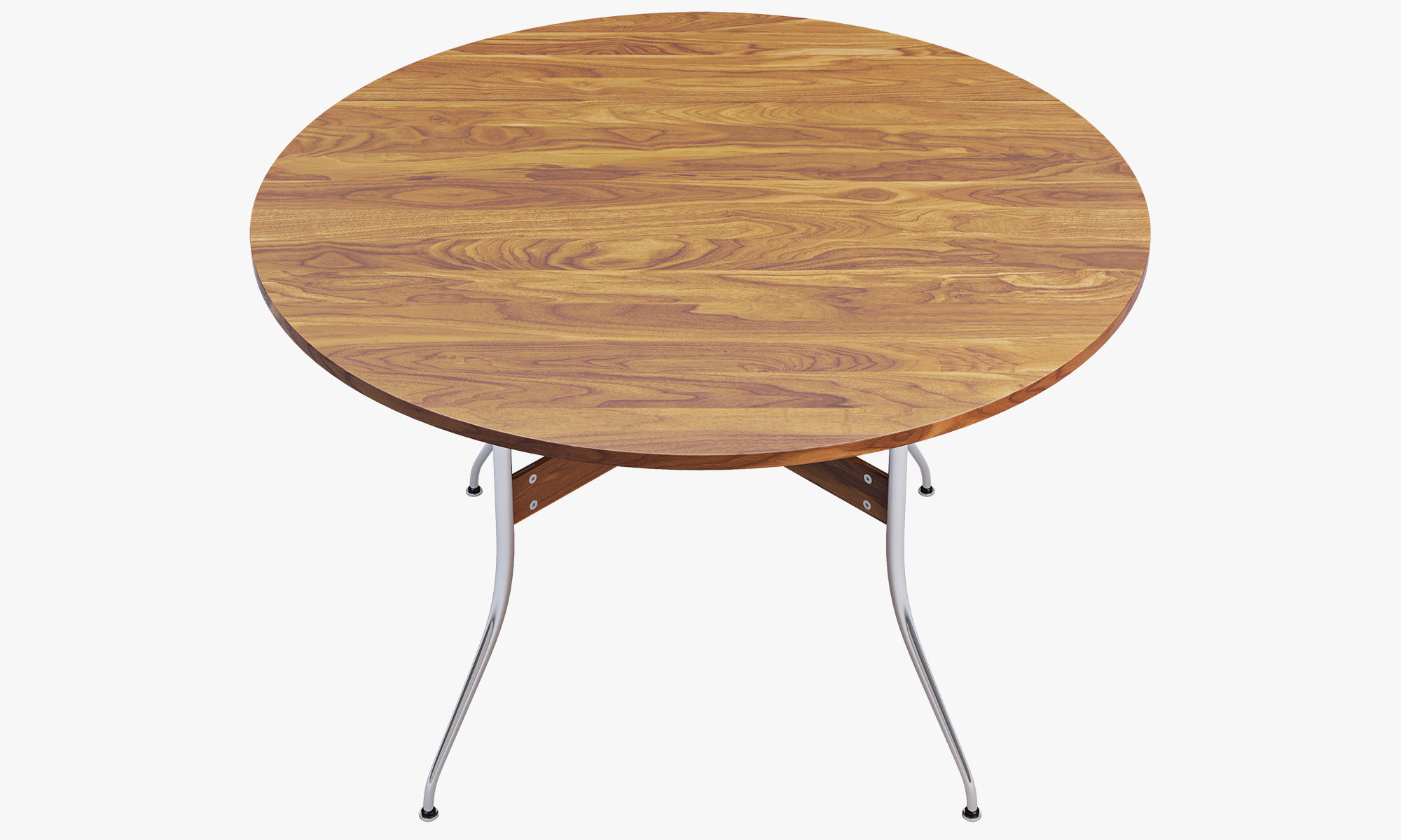 Nelson Swag Leg Round Dining Table 3D model_4
