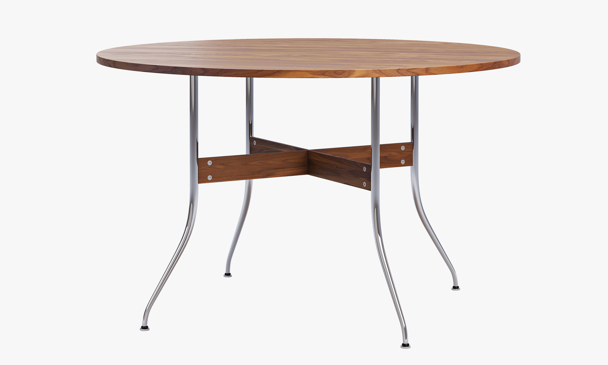 Nelson Swag Leg Round Dining Table 3D model_5