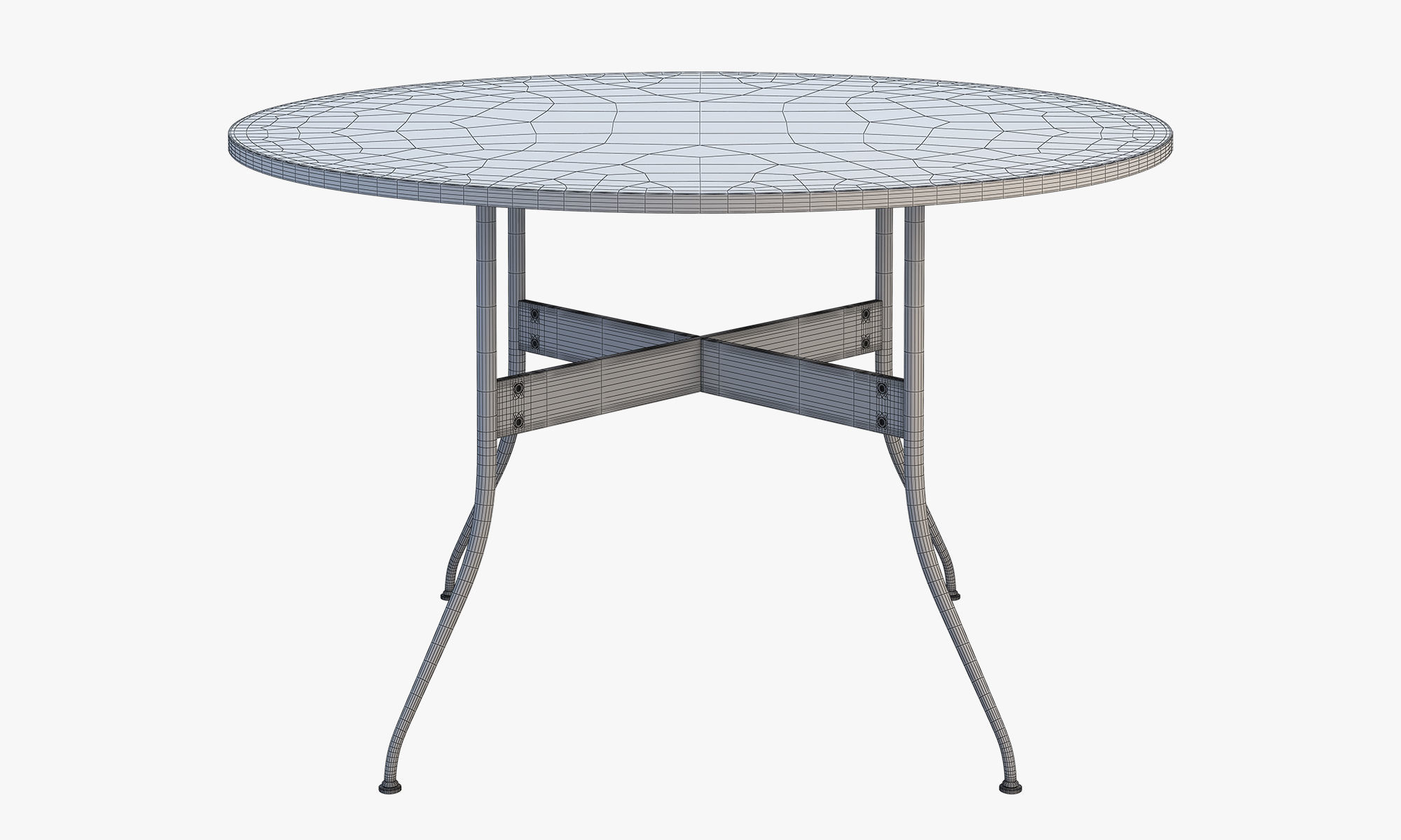 Nelson Swag Leg Round Dining Table 3D model_11