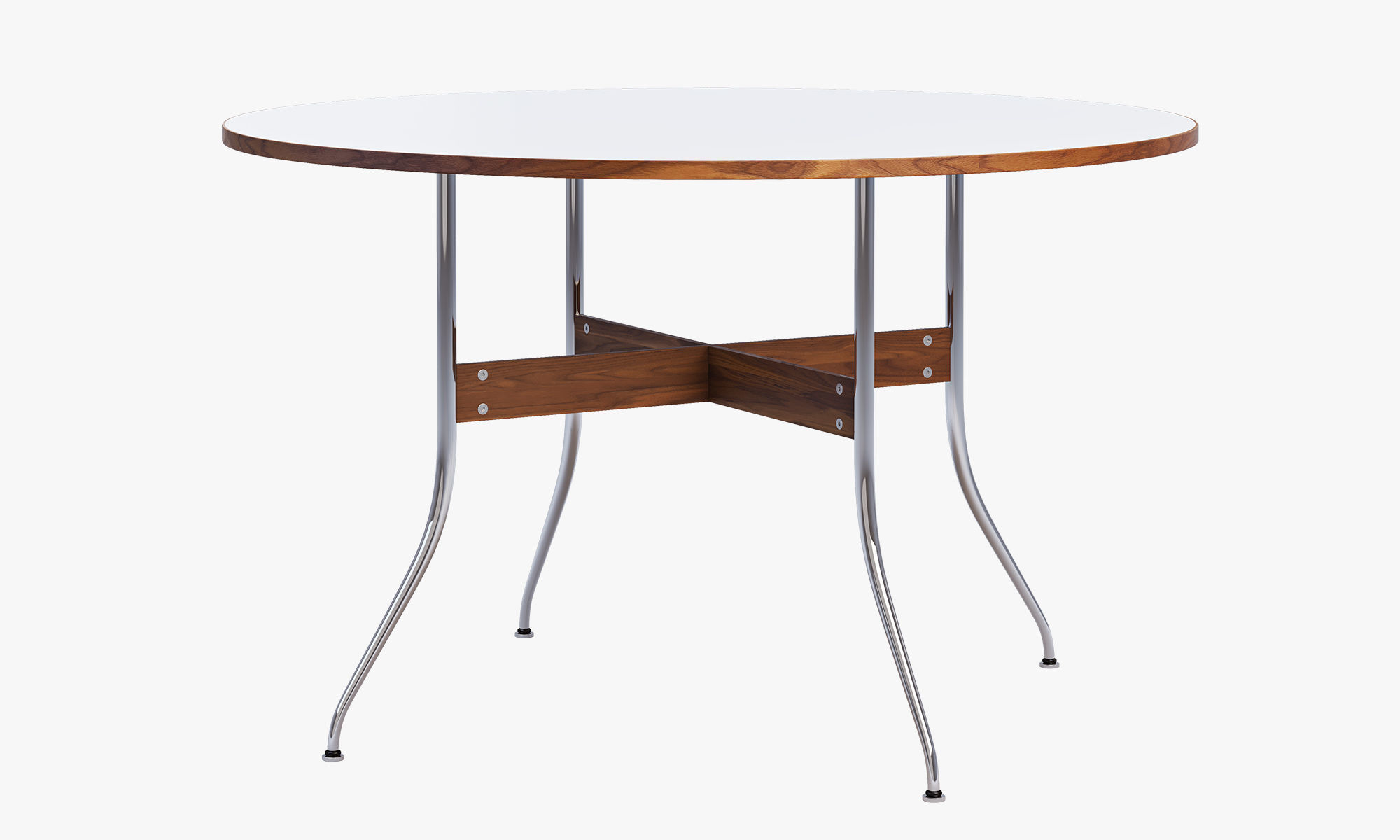 Nelson Swag Leg Round Dining Table 3D model_10