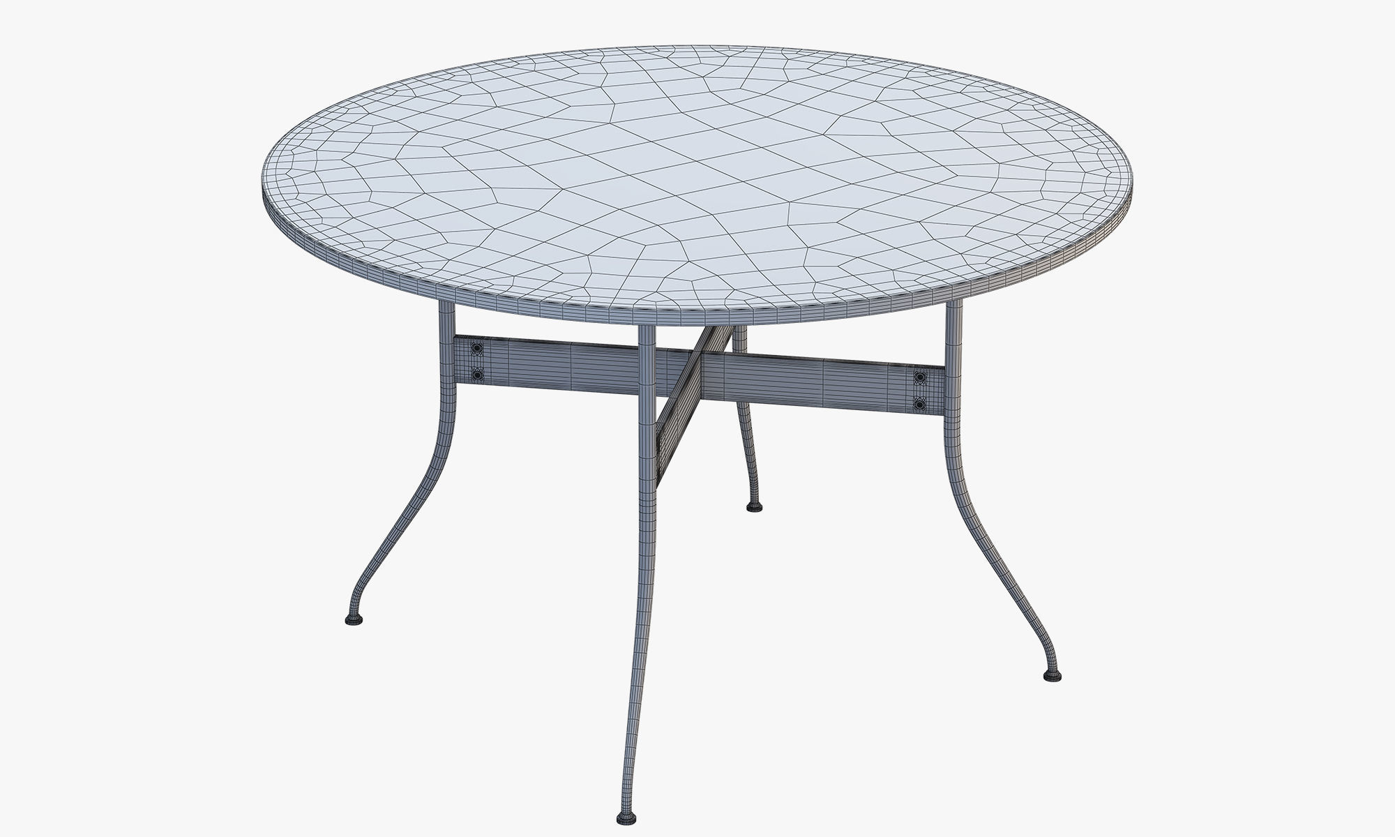 Nelson Swag Leg Round Dining Table 3D model_12