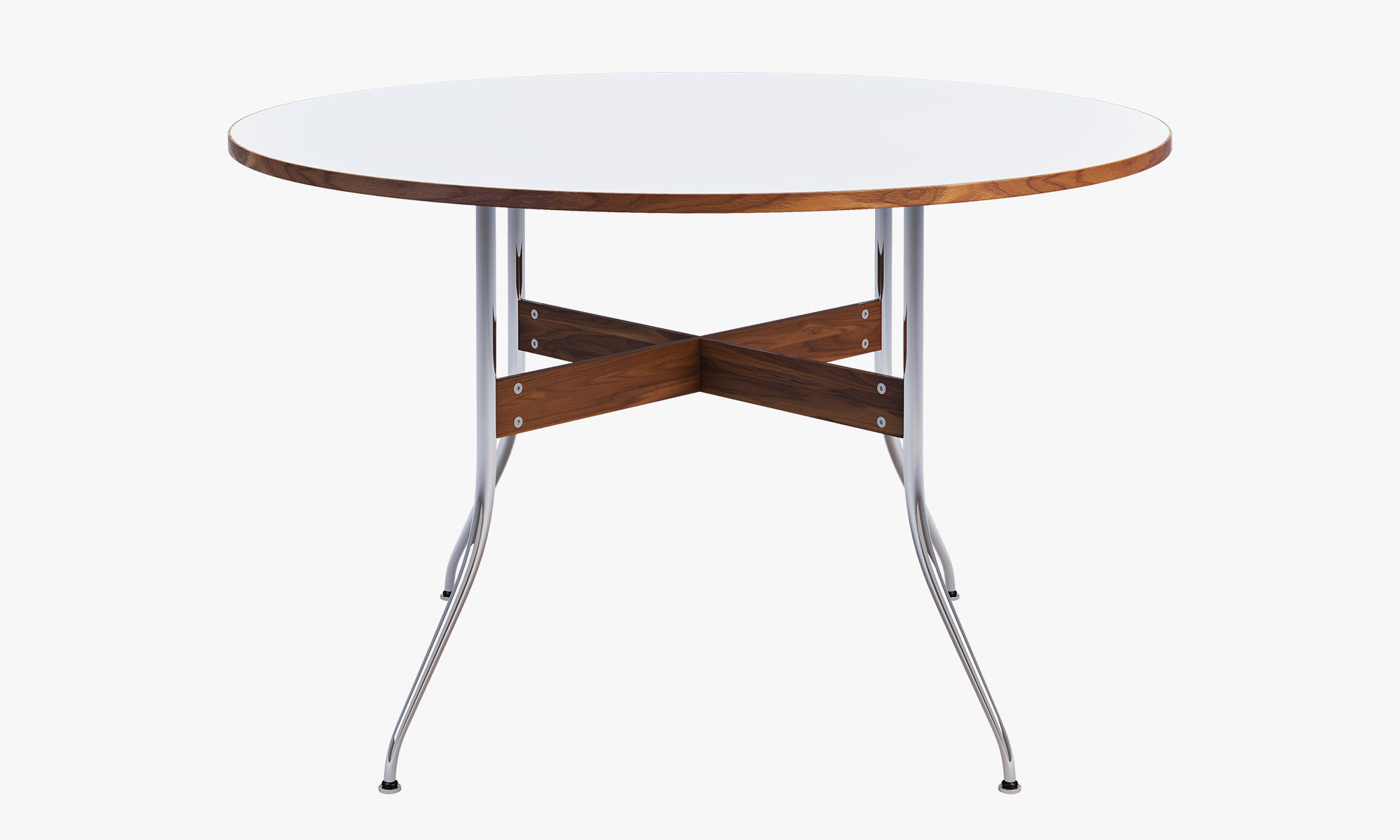 Nelson Swag Leg Round Dining Table 3D model_7