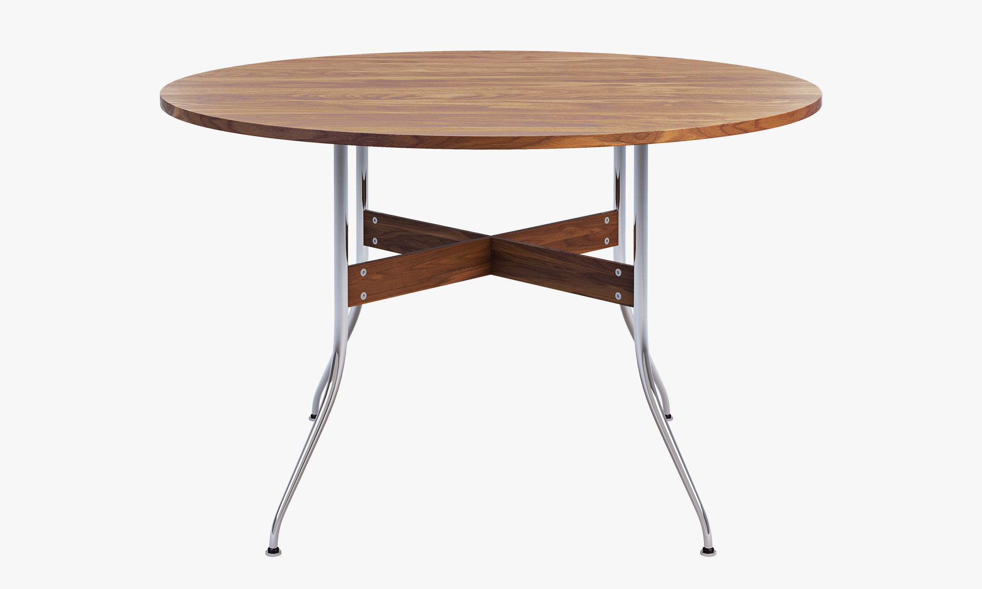 Nelson Swag Leg Round Dining Table 3D model_2