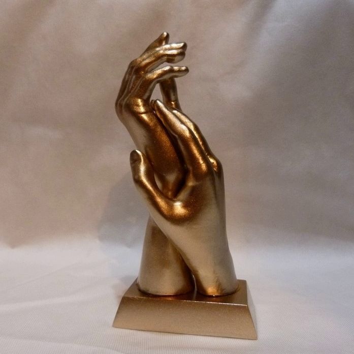 Hands hand sculpture 3D print model_7