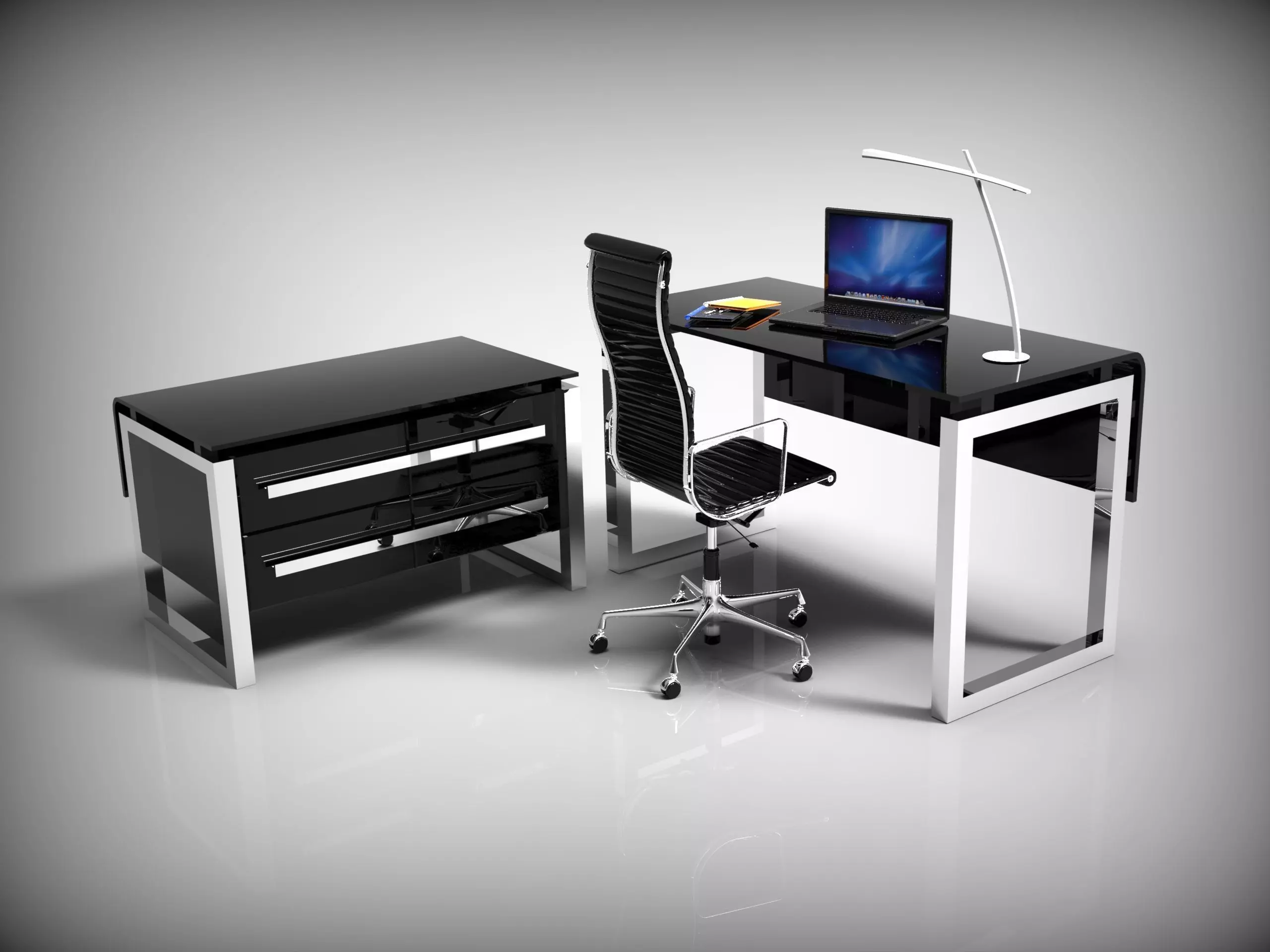 cabinet table 6 3D model_0