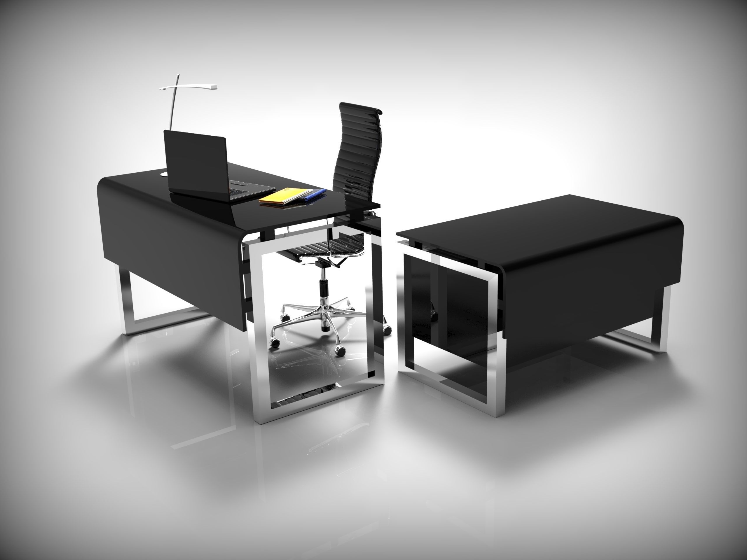 cabinet table 6 3D model_1