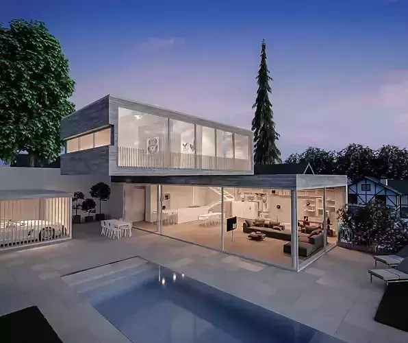 architectural visualization 3D model