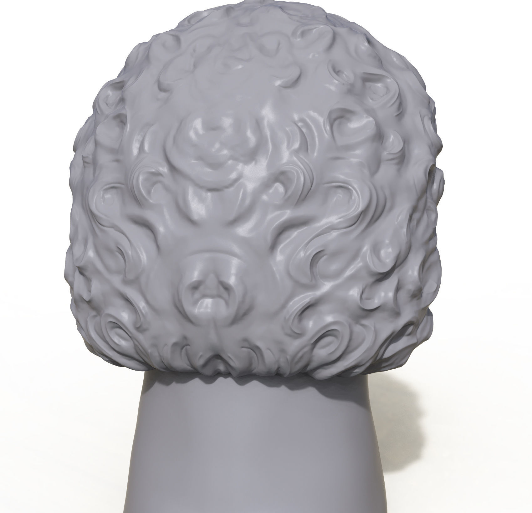Greek God guy 3D printable portrait sculpture 3D print model_5