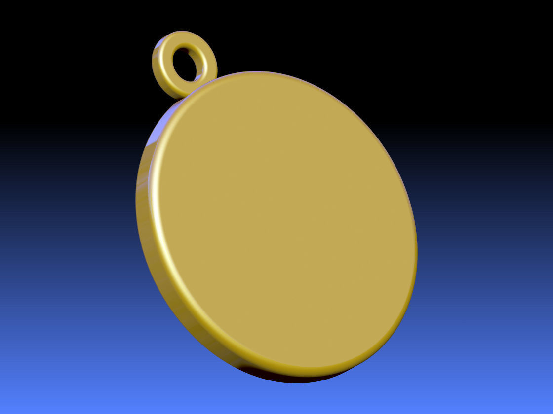 PENDANT ST GEORGE AND THE DRAGON 3D model_2