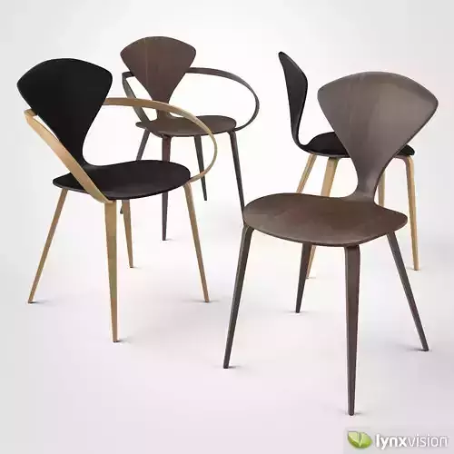 Cherner Side Chair and Armchair