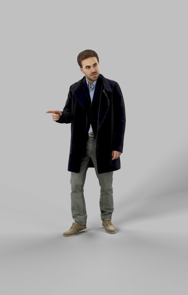 5x BUSINESS MAN WALKING VOL01 SCANNED 3D Model Collection_17