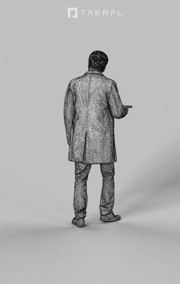 5x BUSINESS MAN WALKING VOL01 SCANNED 3D Model Collection_19