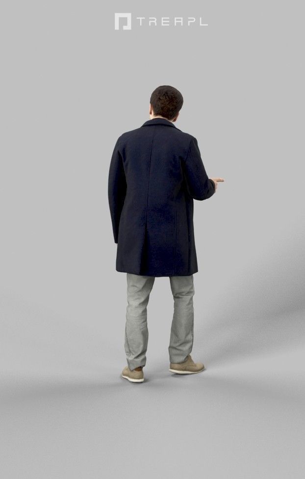 5x BUSINESS MAN WALKING VOL01 SCANNED 3D Model Collection_13