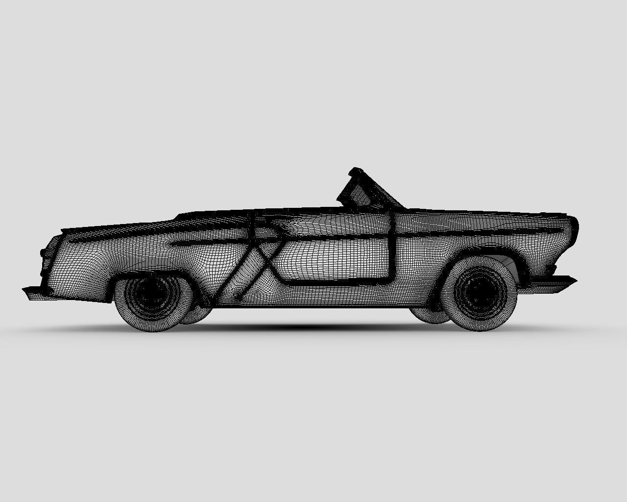 GAZ 21 Volga coupe 3D model_5