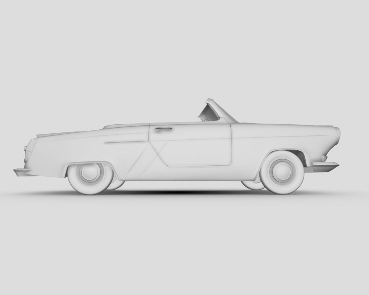 GAZ 21 Volga coupe 3D model_2