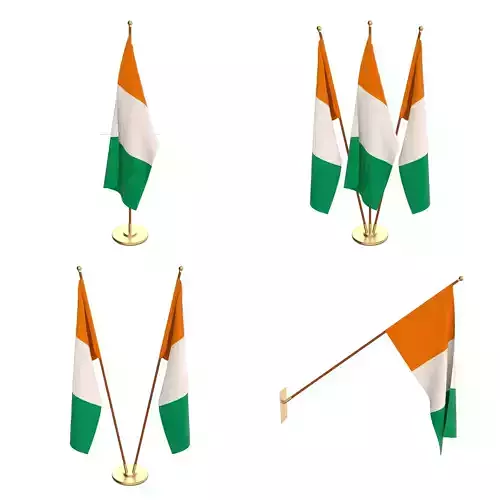 Ivory Coast  Flag Pack 