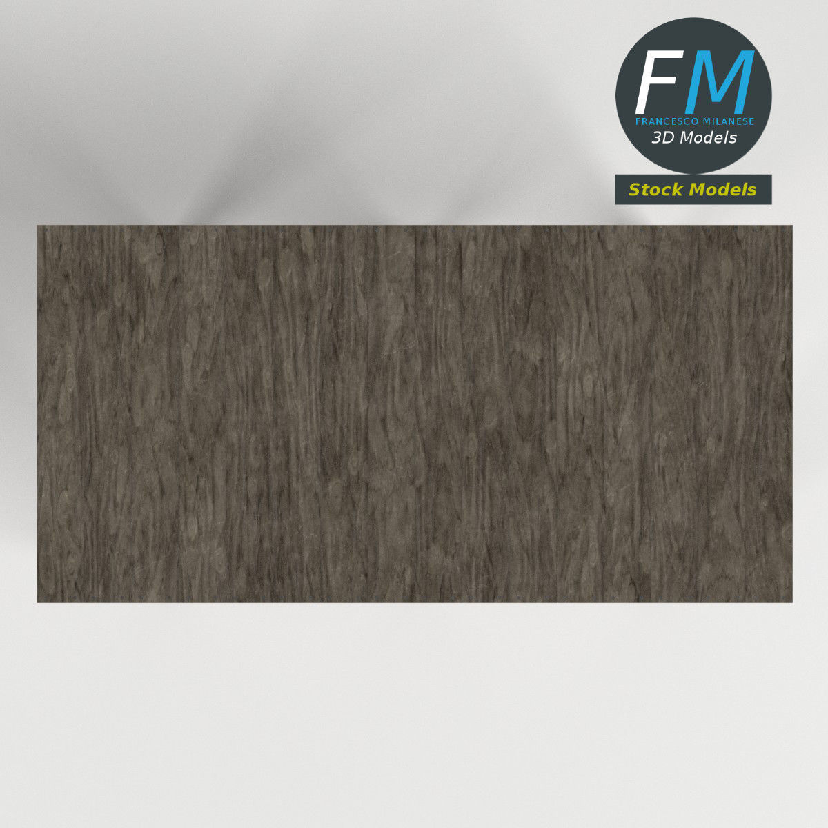 Wooden pier module 3D model_6