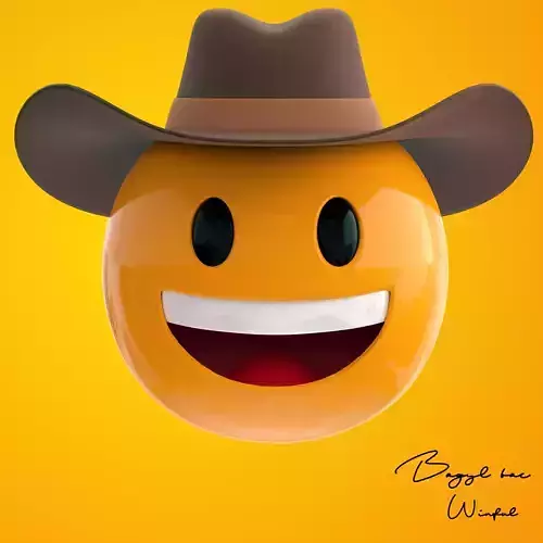Emoji Cow Boy 3D model