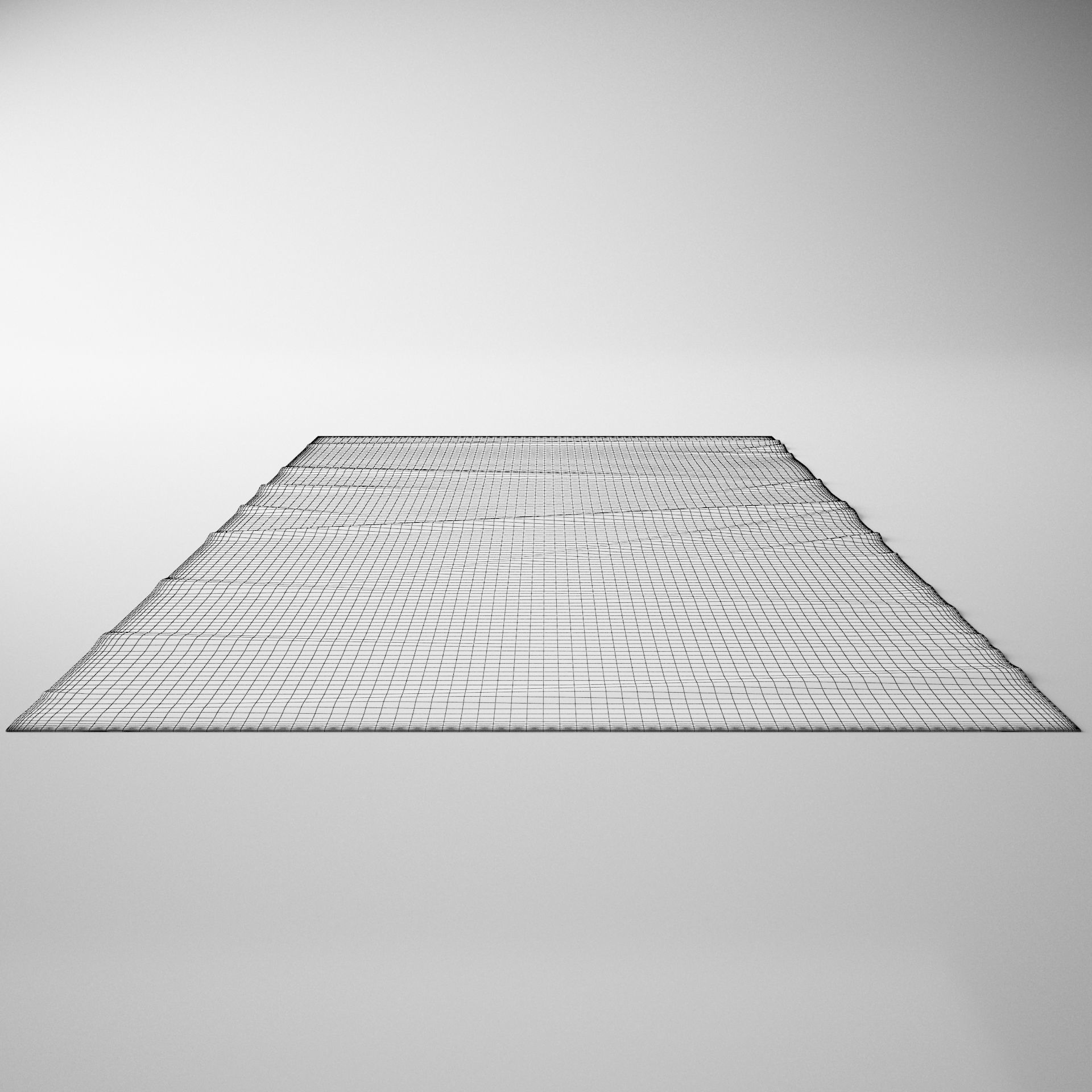 Contemporary Carpet - Rug 02 3D model_1