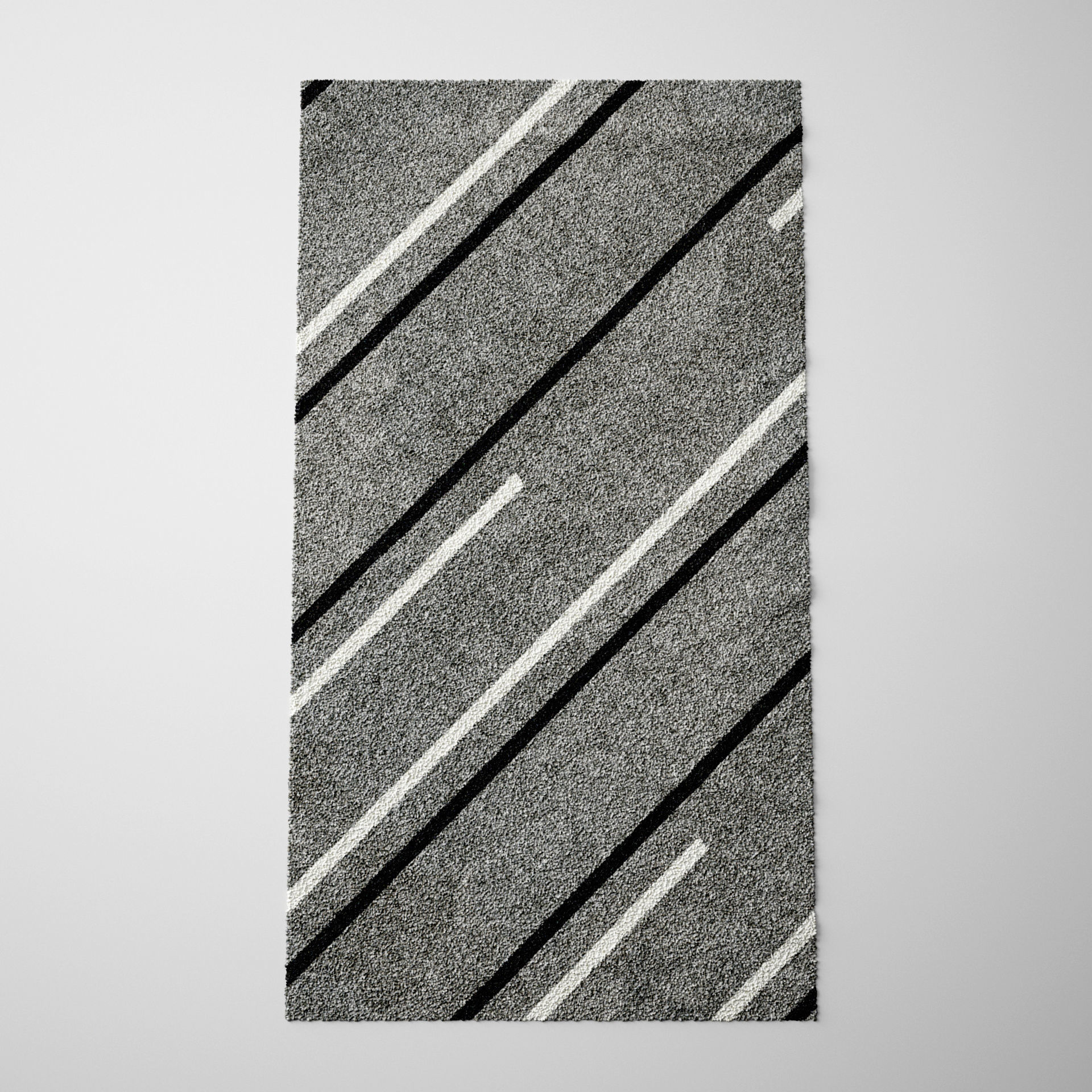 Contemporary Carpet - Rug 03 3D model_4