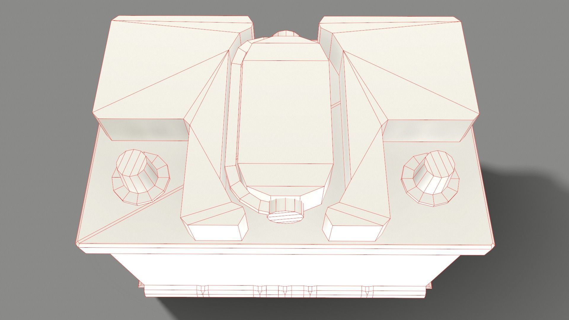 PBR Car Battery - Black Low-poly 3D model_22