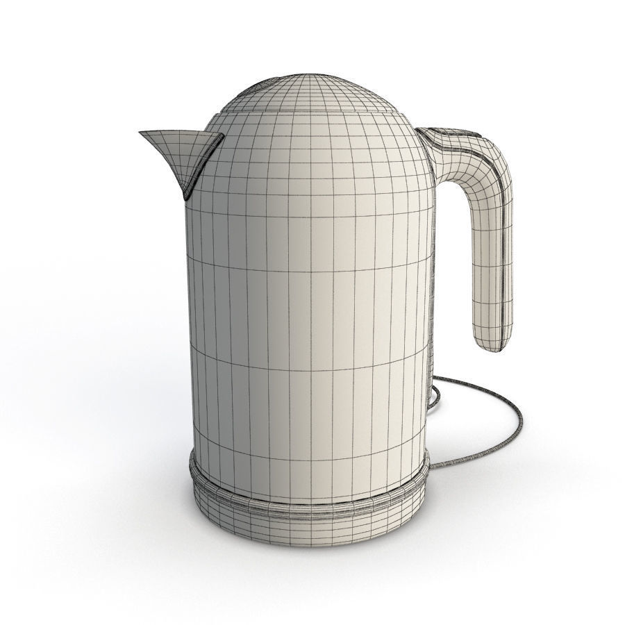Kmix Black Kettle Kenwood 3D model_1